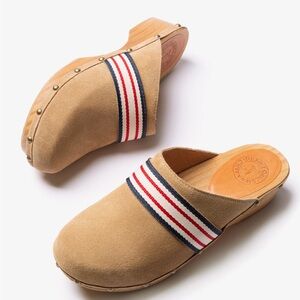 Penelope Chilvers Wood Clogs, 38, Made in Spain